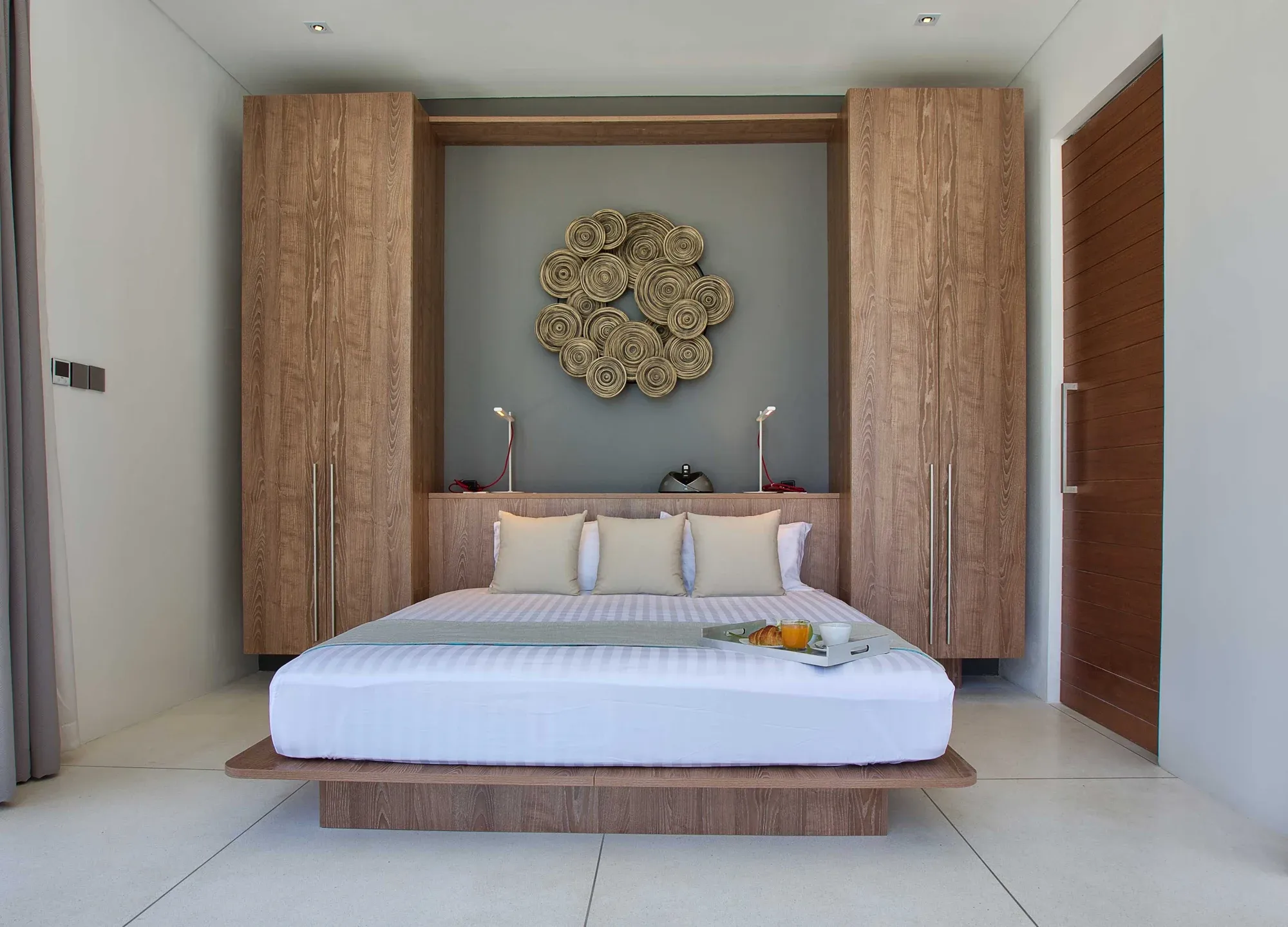 Interior material and light