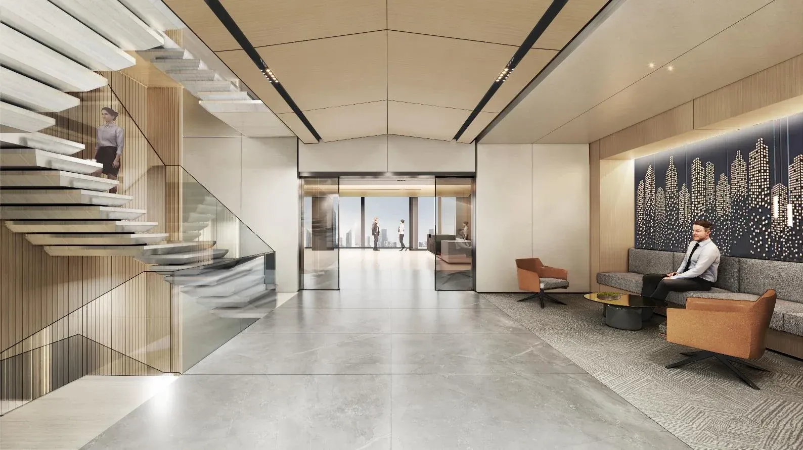 Talent Property Headquarters — Feature Stair